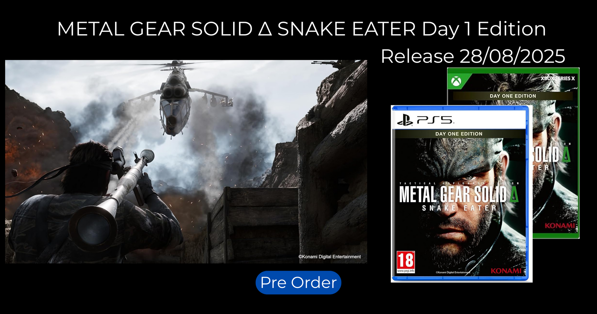 Metal gearday1 banner pre order