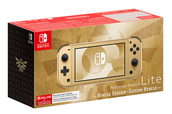 Nintendo Switch Lite: Hyrule Edition+12 Mths NSO