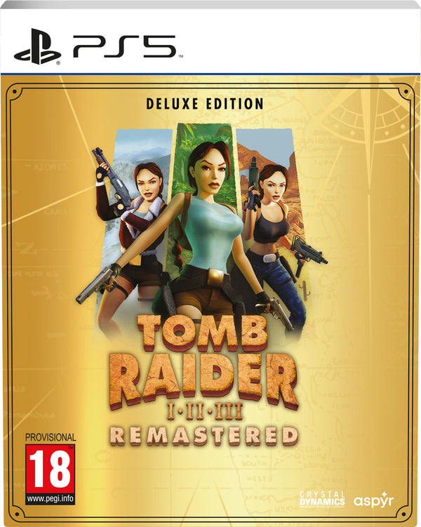 Tomb Raider I-III Remastered Starring Lara Croft: Deluxe Edition(PS5)