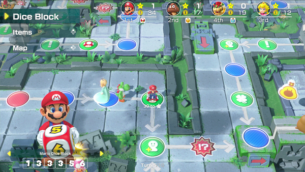 Super Mario Party + Joycon Pastel Purple & Green (Switch) Download code