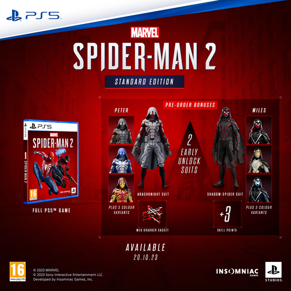 Marvel's Spider-Man 2 (PS5) | Shop Online | Electric Games UK