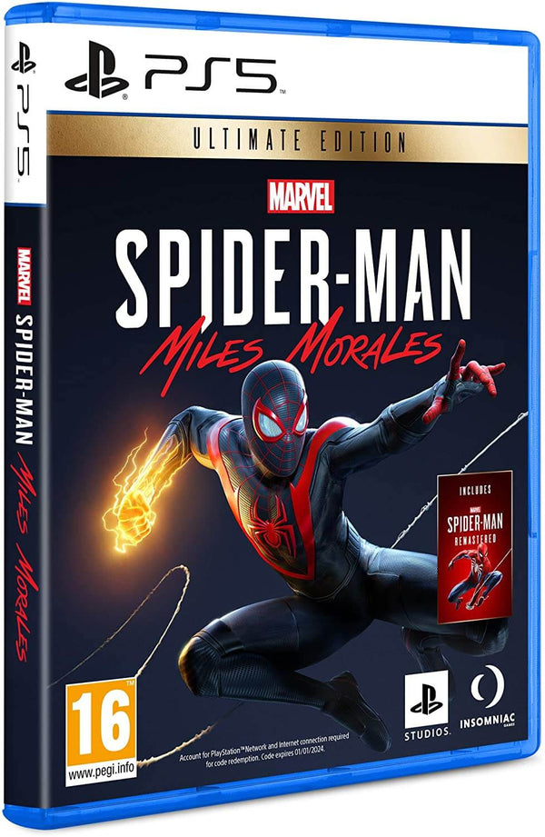 Shop the latest PS5 game from marvel, the spider-man: miles morales ultimate edition. Available on ps5 format from Electric Games, online UK retailer of the world's best games, consoles and accessories. Buy Marvel's Spider-man: miles morales ultimate edition from Electric Games for free next day delivery: https://electricgames.co.uk/products/marvels-spider-man-miles-morales?_pos=1&_sid=ccc46169d&_ss=r