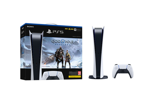 Sony PlayStation 5 (PS5) - Digital Edition - God of War: Ragnarok